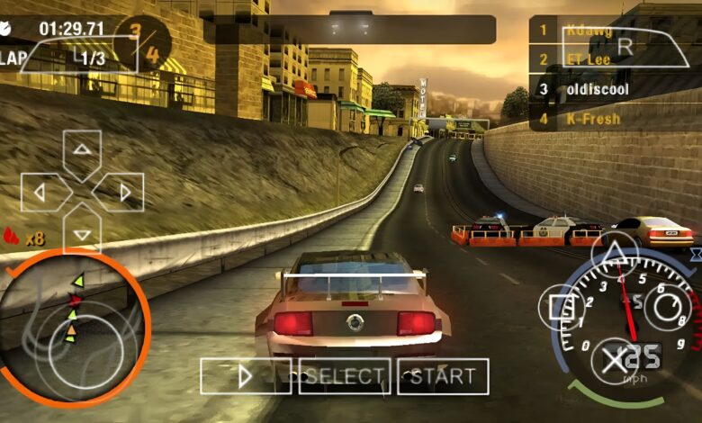Need For Speed Most Wanted PPSSPP
