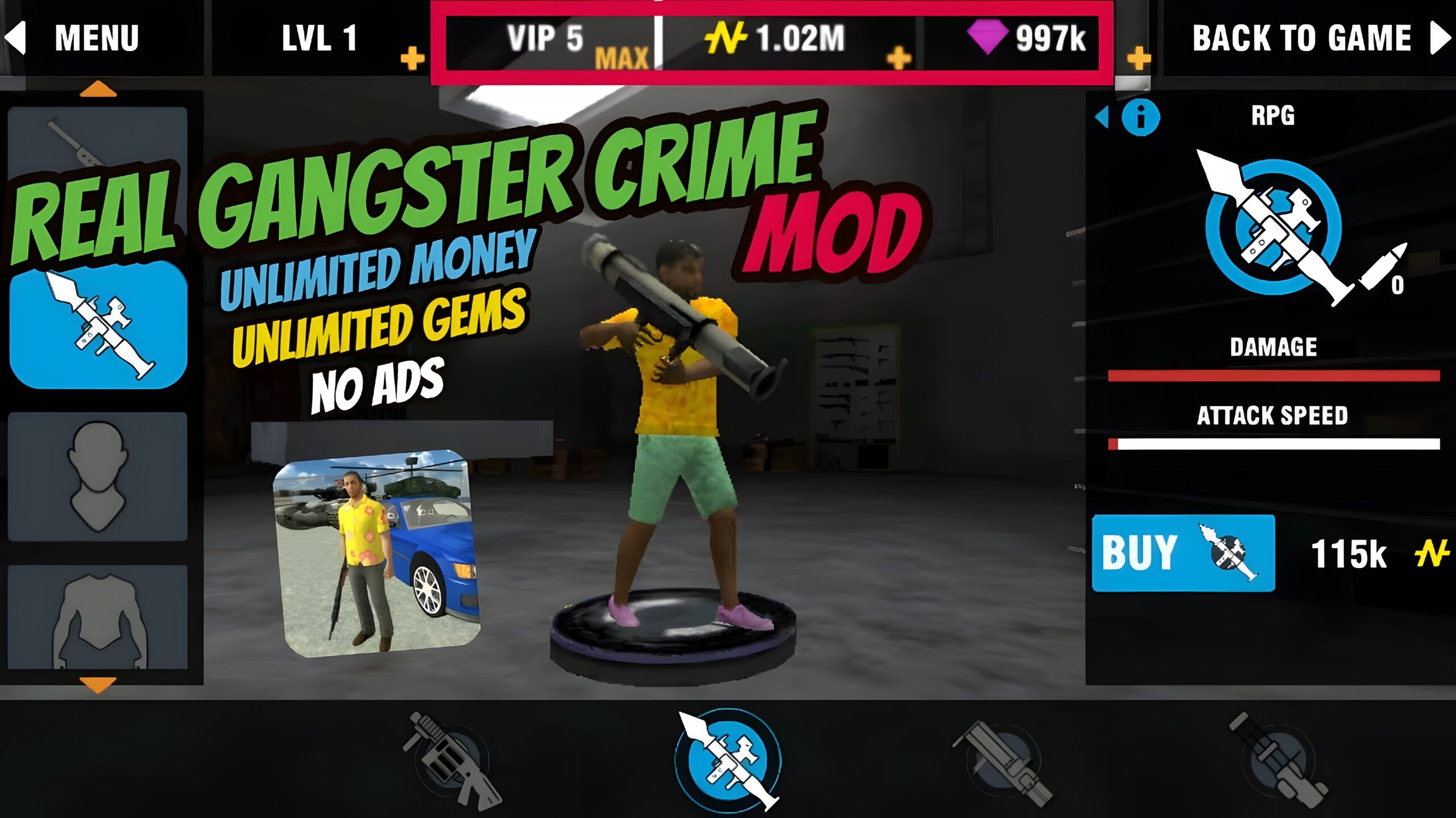 Real Gangster Crime Mod Apk